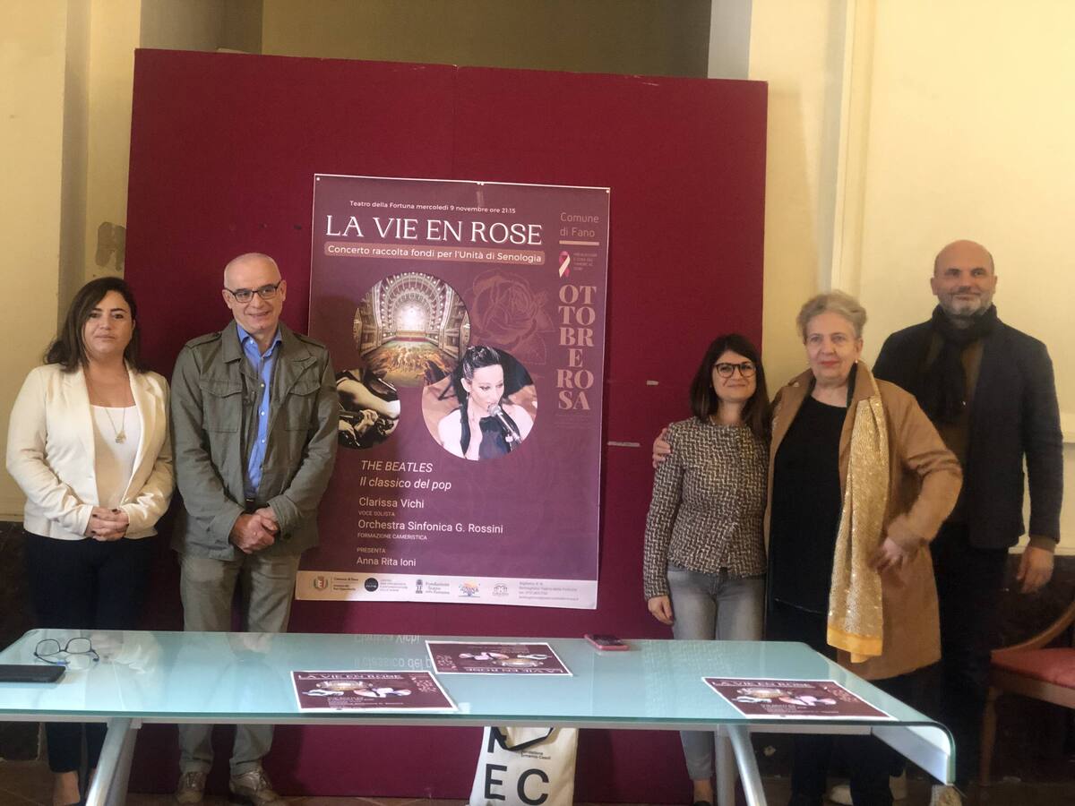 La Vie en Rose, concerto raccolta fondi per unità senologica di Fano
